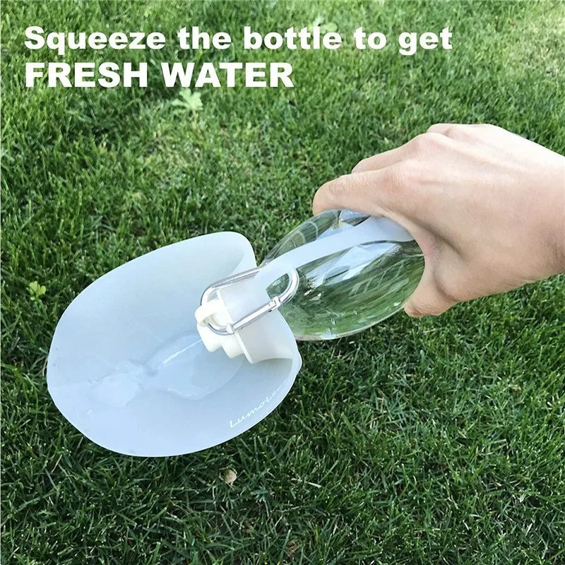 NovaPet HydroWalk — Portable Dog Water Bottle & Bowl for Outdoor Adventures