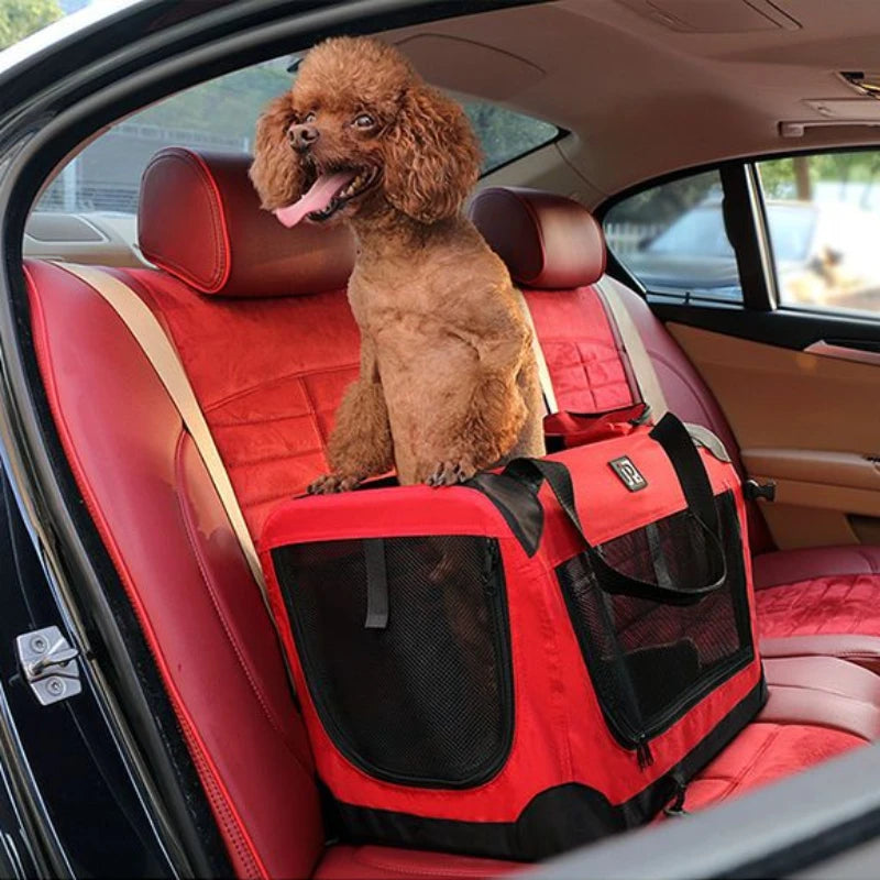 NovaPet RoamSafe — Foldable Pet Travel Carrier & Car Cage