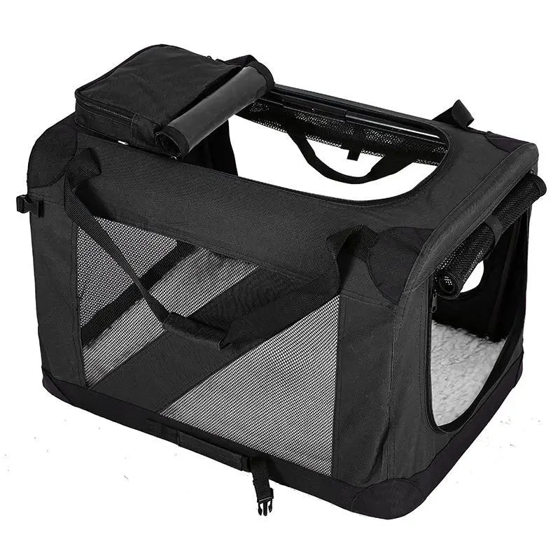 NovaPet RoamSafe — Foldable Pet Travel Carrier & Car Cage