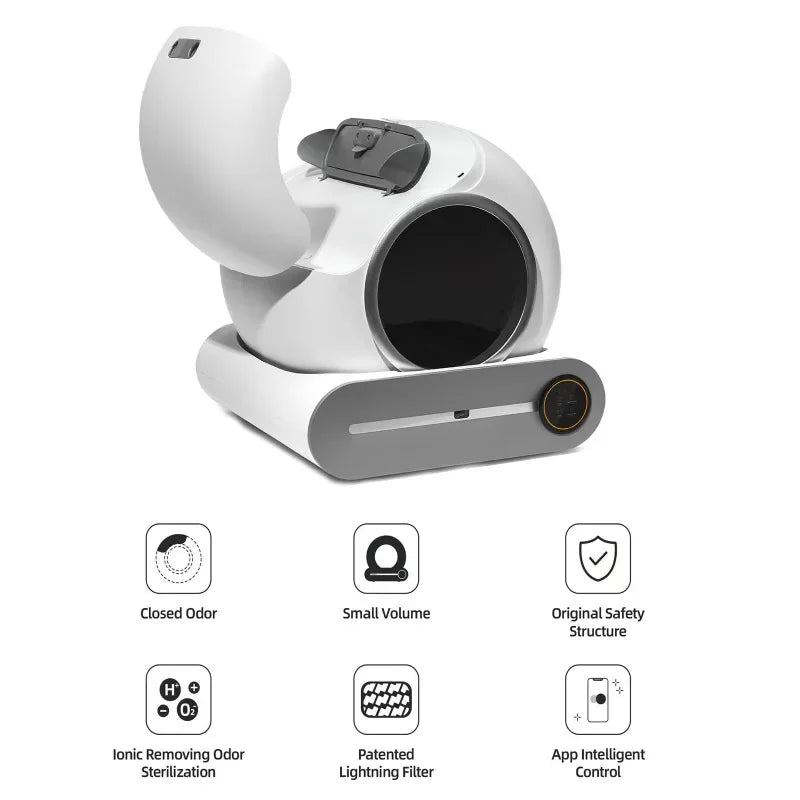 NovaPet SmartClean — Self-Cleaning Cat Litter Box with App Control
