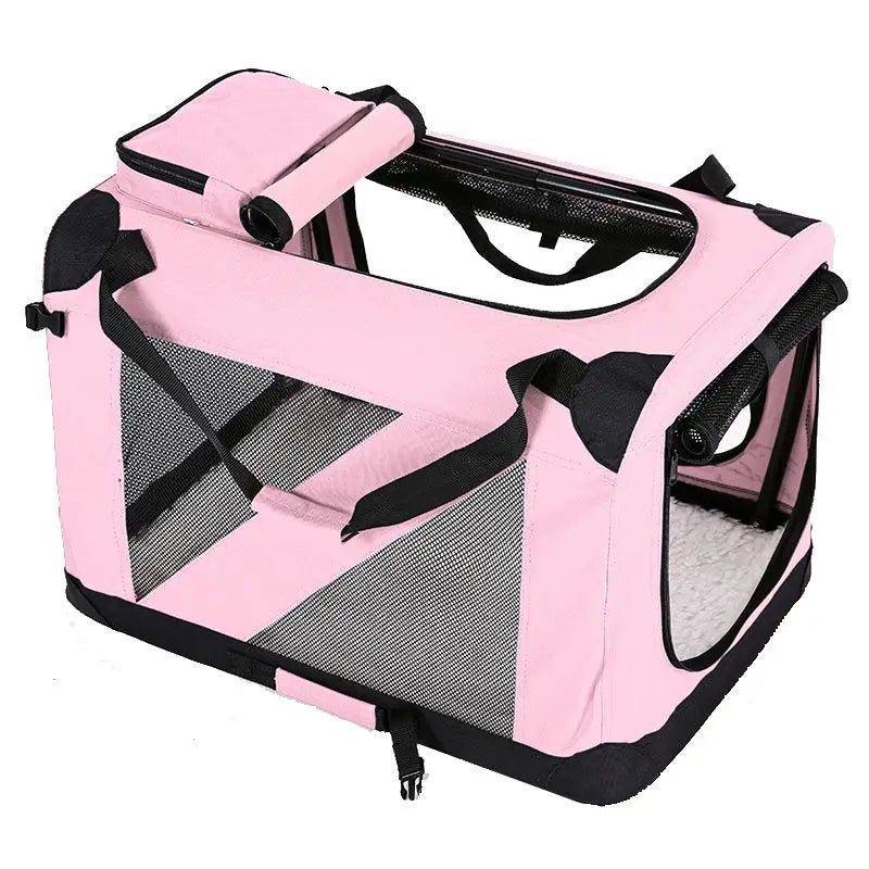 NovaPet RoamSafe — Foldable Pet Travel Carrier & Car Cage