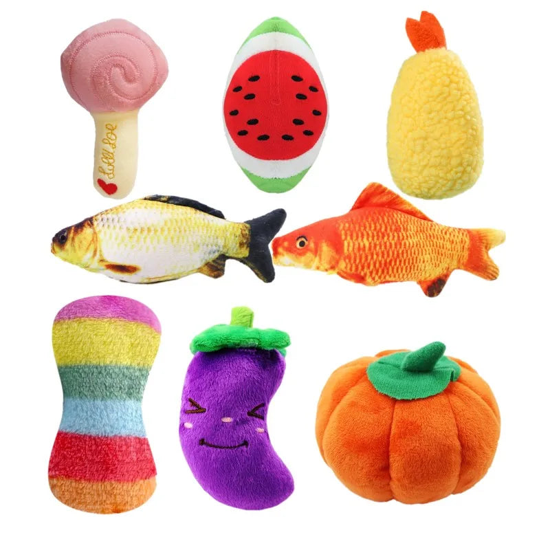 NovaPet PlayPack — Squeaky Plush Chew Toys for Dogs & Puppies