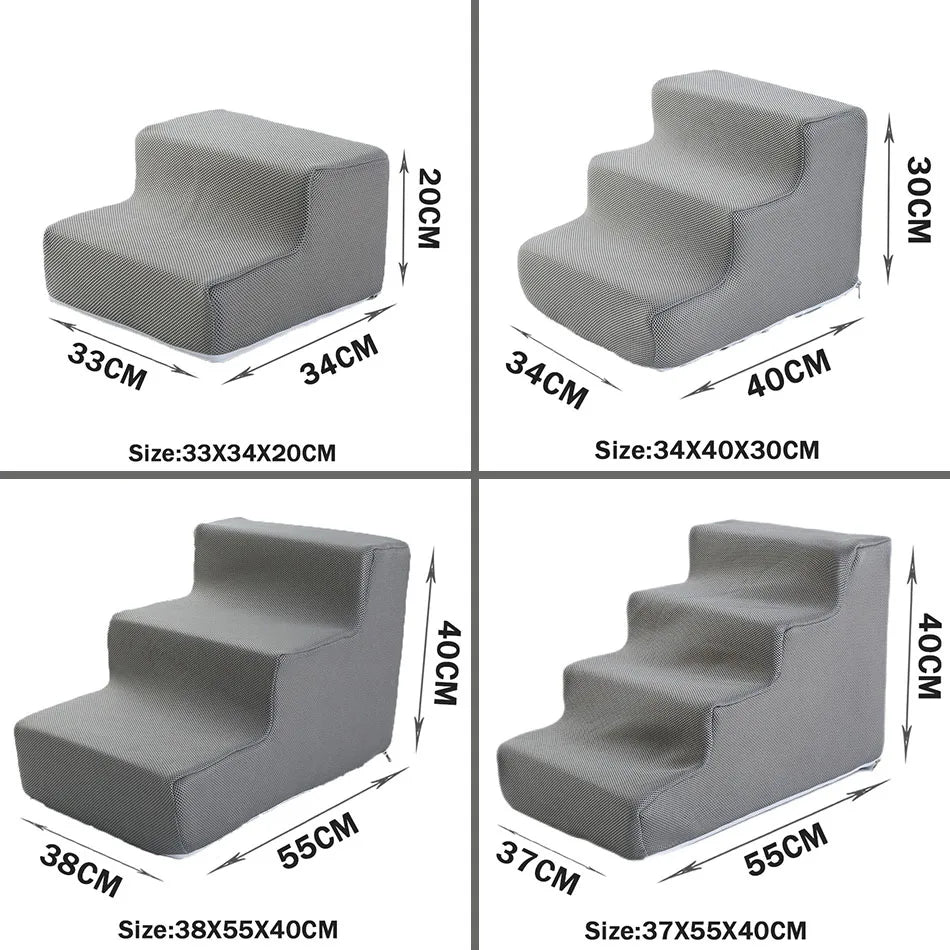 NovaPet StepUp — Detachable Pet Stairs & Ramp for Dogs and Cats