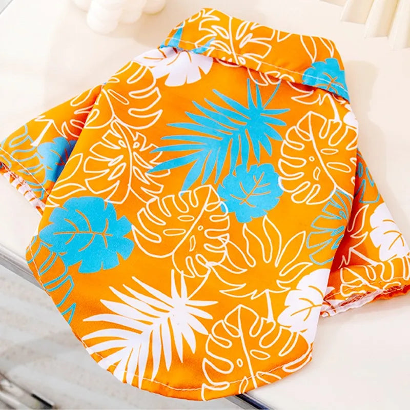 NovaPet IslandPup — Hawaiian Style Pet Beach Shirt for Dogs & Cats