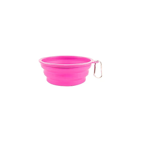 NovaPet FoldBowl — Collapsible Silicone Pet Bowl for Food & Water