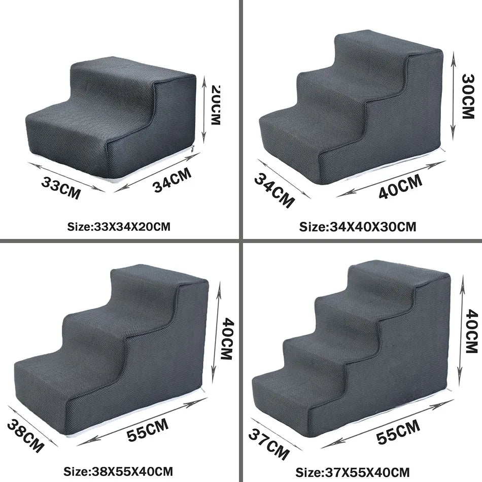 NovaPet StepUp — Detachable Pet Stairs & Ramp for Dogs and Cats