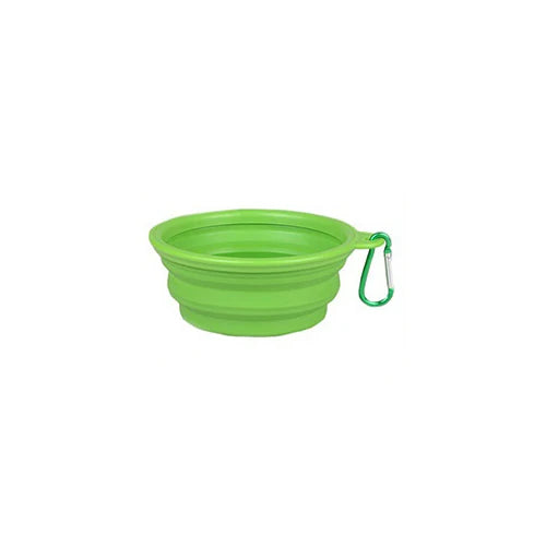 NovaPet FoldBowl — Collapsible Silicone Pet Bowl for Food & Water