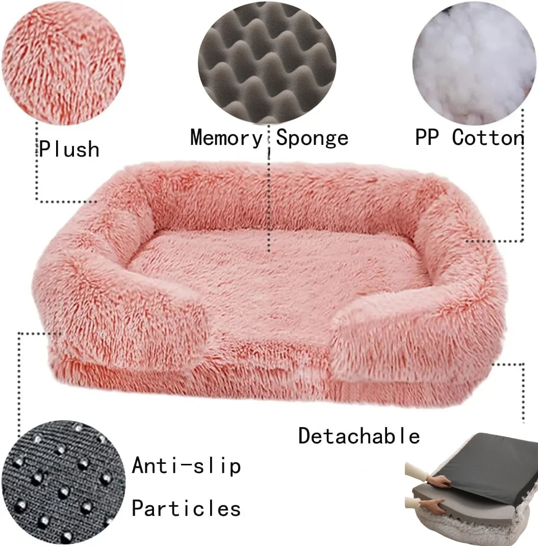 NovaPet LuxRest — Orthopedic Memory Foam Dog Sofa Bed