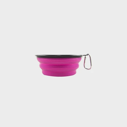NovaPet FoldBowl — Collapsible Silicone Pet Bowl for Food & Water