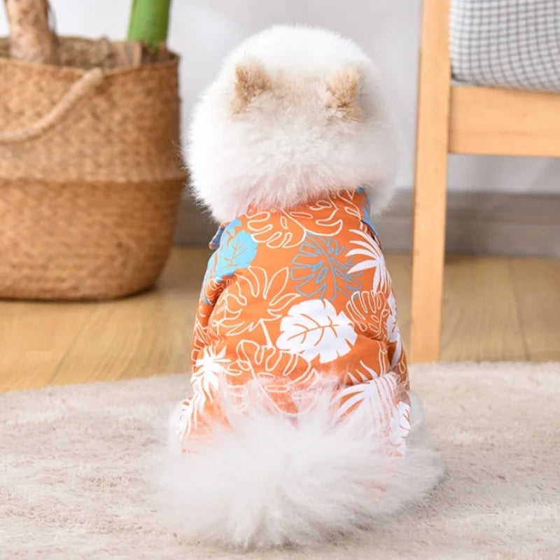 NovaPet IslandPup — Hawaiian Style Pet Beach Shirt for Dogs & Cats