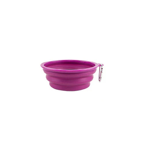 NovaPet FoldBowl — Collapsible Silicone Pet Bowl for Food & Water
