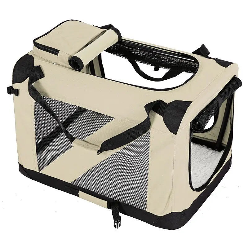 NovaPet RoamSafe — Foldable Pet Travel Carrier & Car Cage