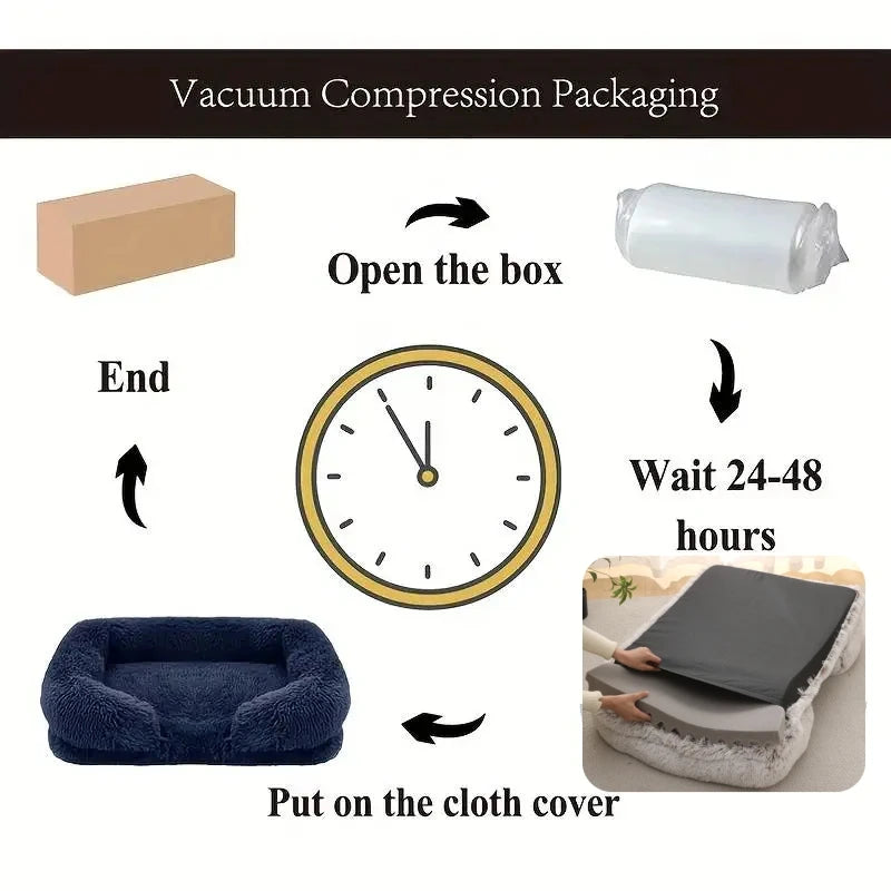 NovaPet LuxRest — Orthopedic Memory Foam Dog Sofa Bed